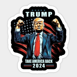 Take America Back 2024 Trump Sticker